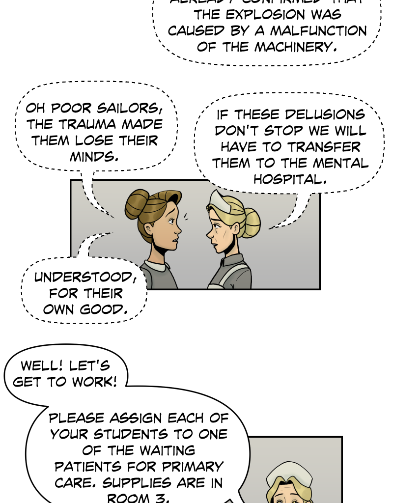 Night Drop_OldVersion - Episode 3, Page 1: The Wounded Sailor