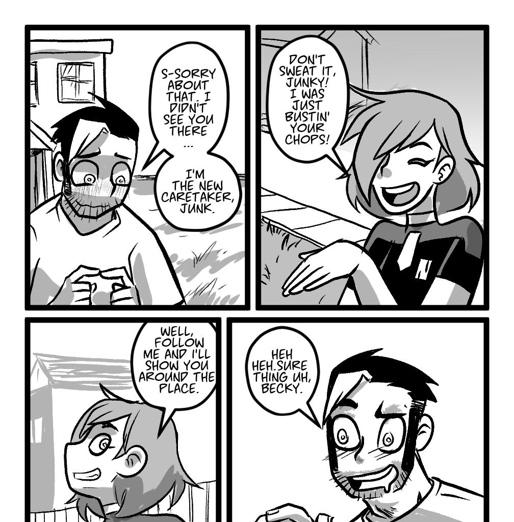 Junk Ship - Episode 9, Page 1: 08 Don't Sweat it