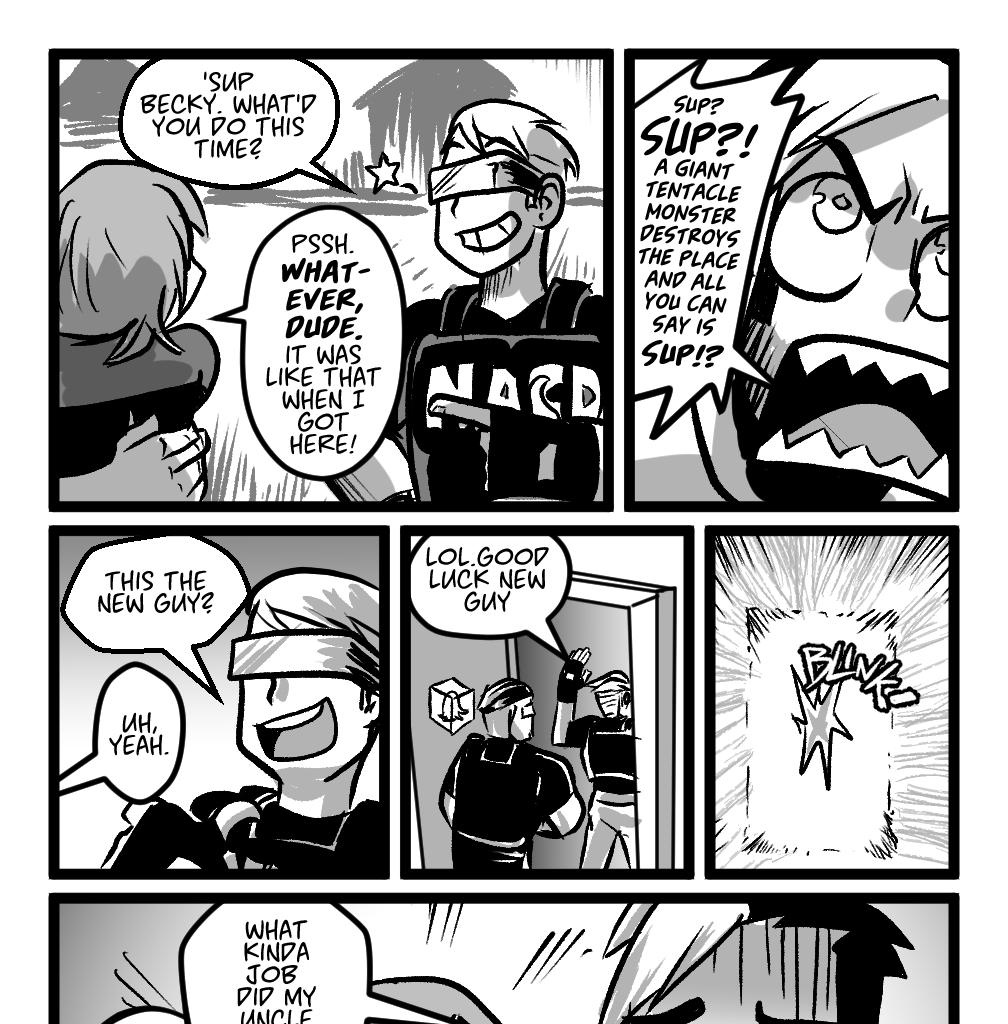 Junk Ship - Episode 21, Page 1: 20 Welcome to Nekketsu Academy