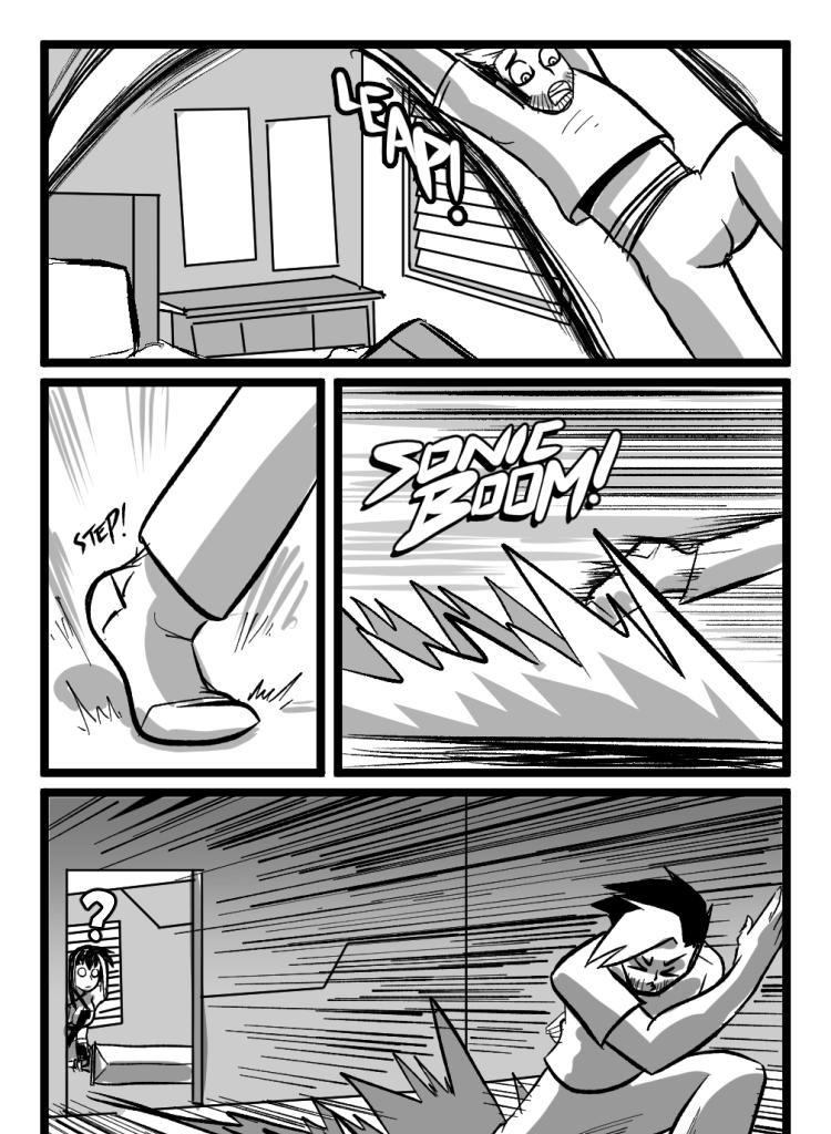 Junk Ship - Episode 44, Page 1: 04 Run to the hills!