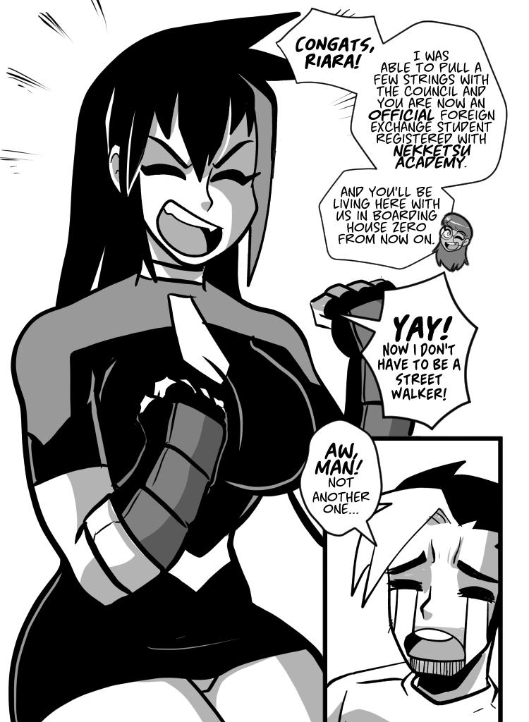 Junk Ship - Episode 56, Page 1: 16 Welcome Home, Riara