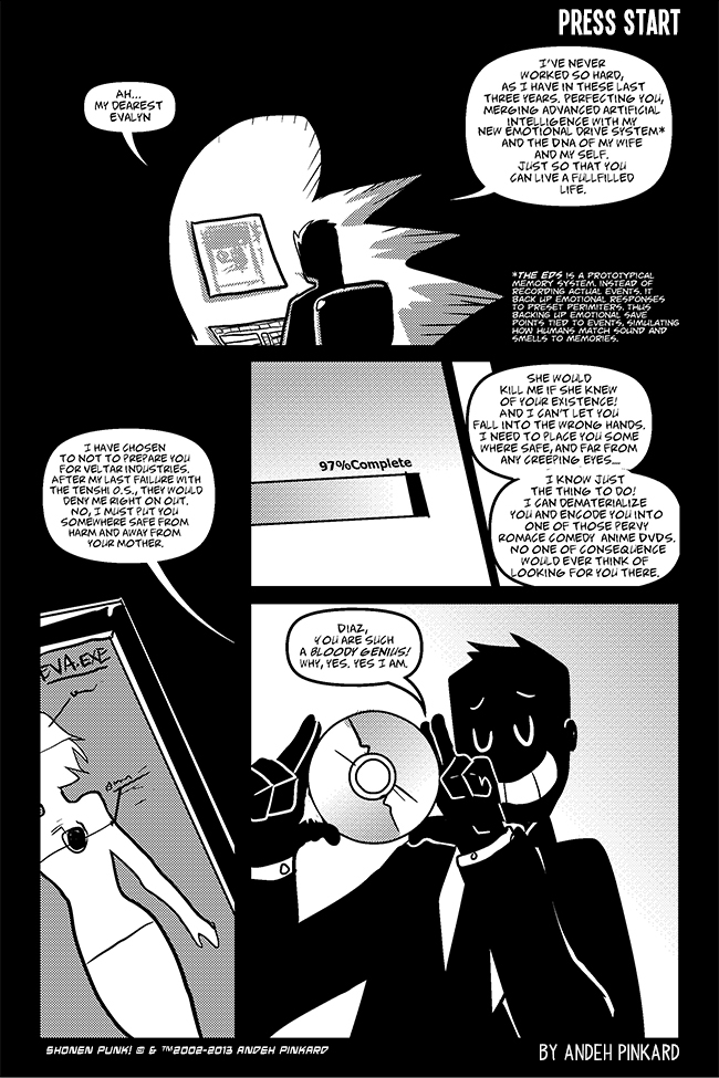 Shonen Punk! - Episode 3, Page 1: 002 press start 2