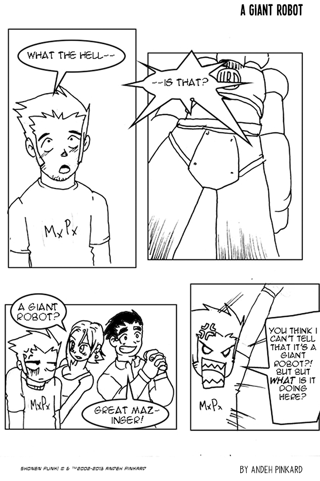 Shonen Punk! - Episode 20, Page 1: 019 A giant ROBOT