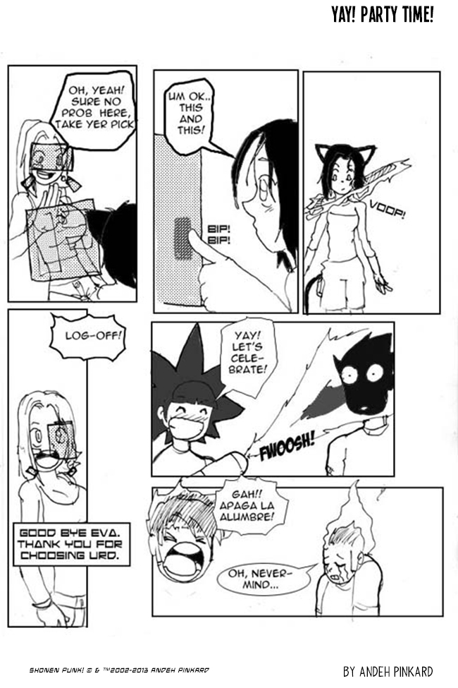 Shonen Punk! - Episode 36, Page 1: 035 Yay! Party Time!