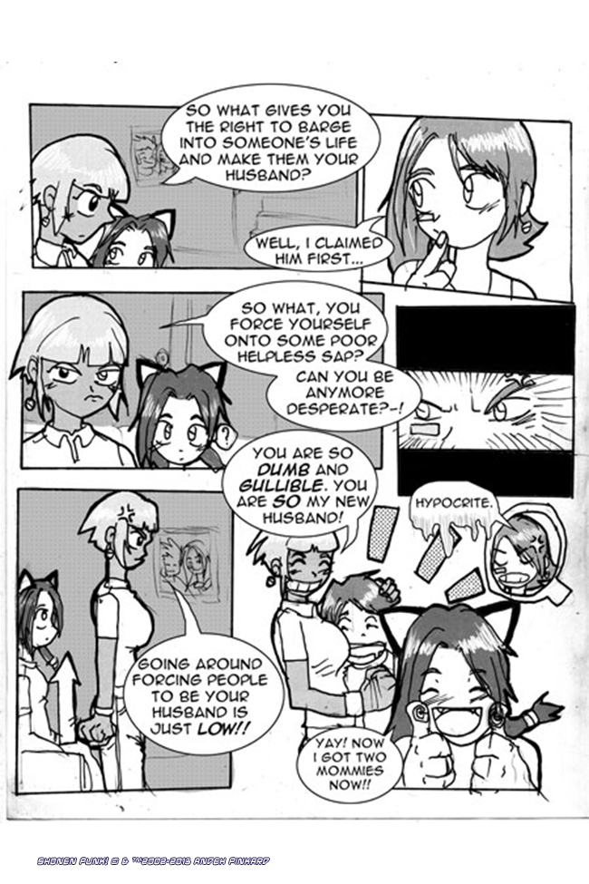 Shonen Punk! - Episode 65, Page 1: 063 2 mommies