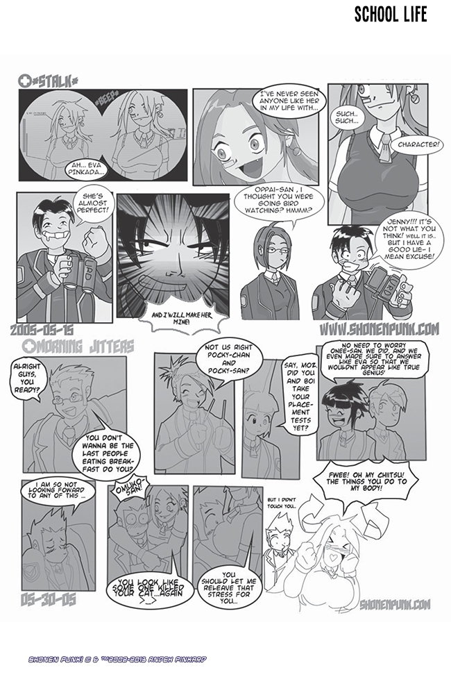 Shonen Punk! - Episode 105, Page 1: 103 School Life