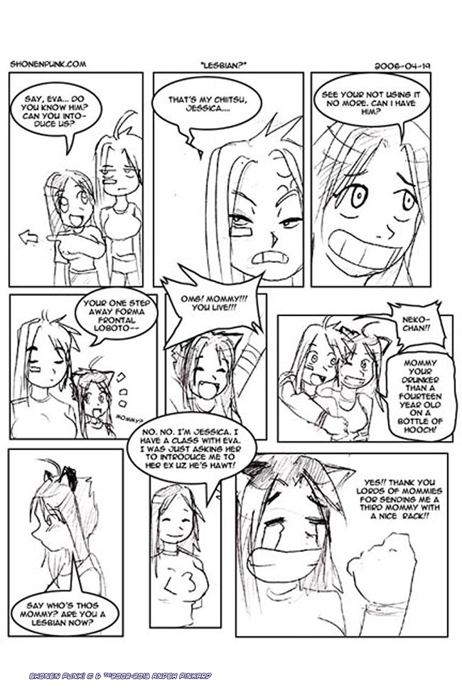 Shonen Punk! - Episode 140, Page 1: 137 is Mommy a Lesbian