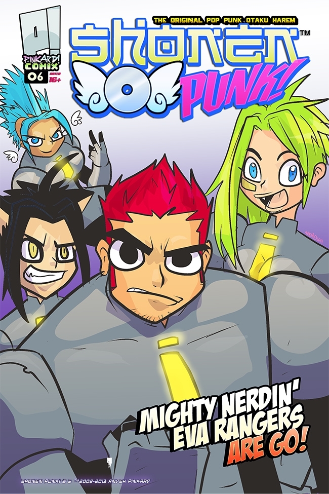Shonen Punk! - Episode 148, Page 1: Chapter 06-Eva Rangers are a go!