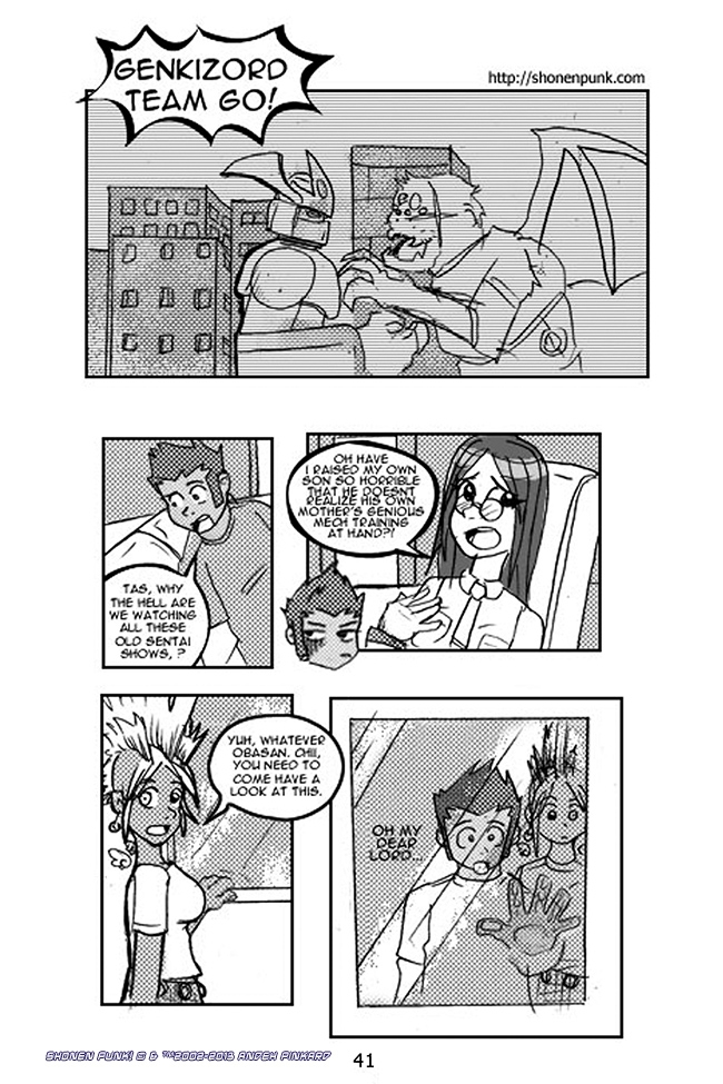 Shonen Punk! - Episode 164, Page 1: 160 Mecha Training