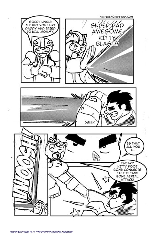 Shonen Punk! - Episode 178, Page 1: 174 Sneaky Kitty