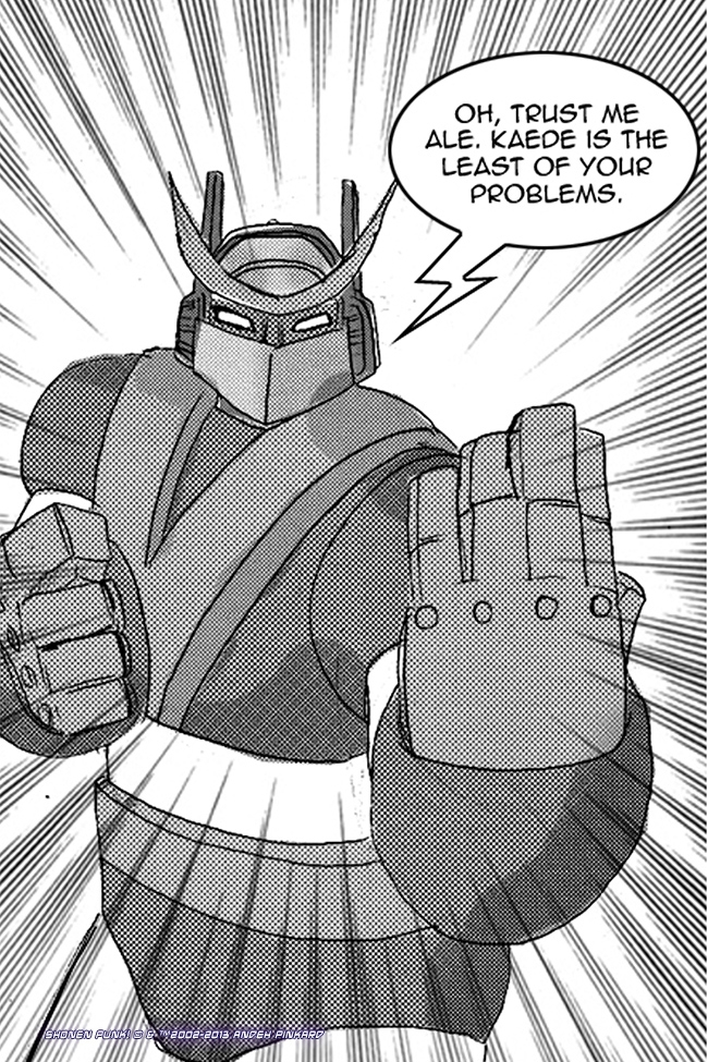 Shonen Punk! - Episode 196, Page 1: 192 Super Robot action!