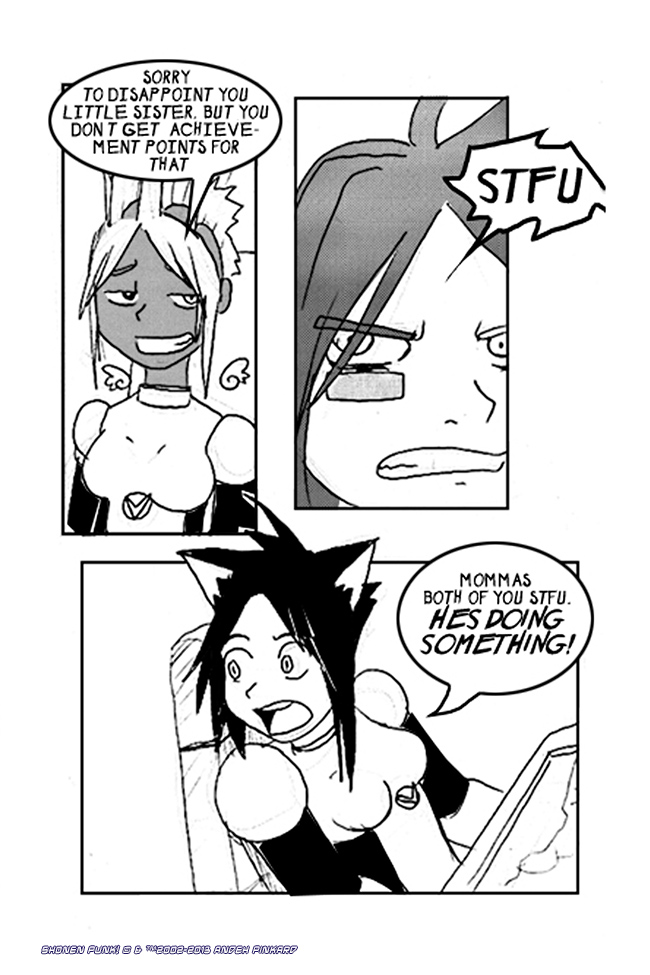 Shonen Punk! - Episode 212, Page 1: 210 the stfu family