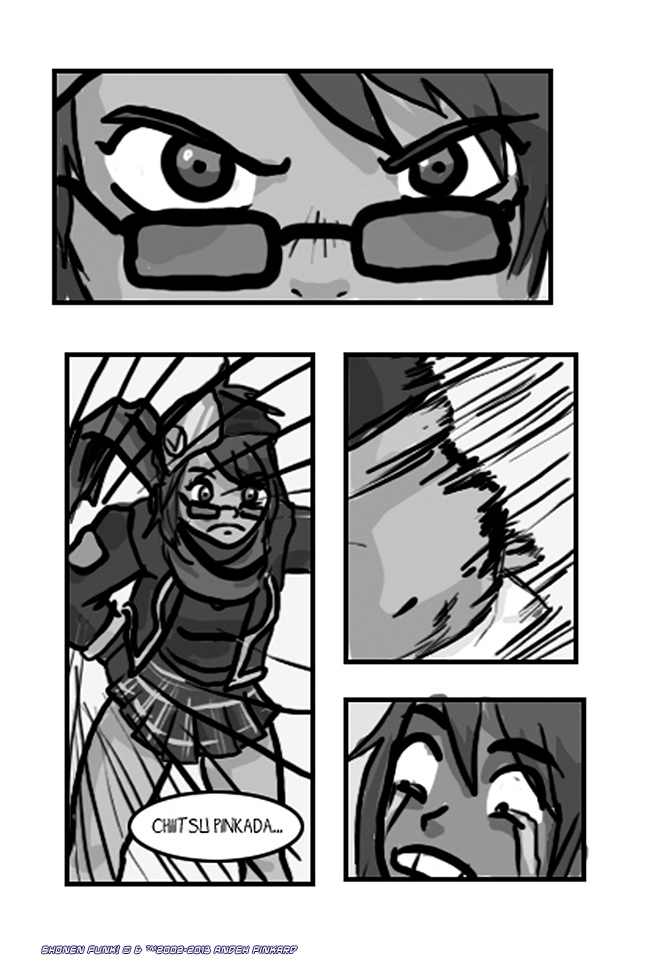 Shonen Punk! - Episode 247, Page 1: 246 woo speedlines!