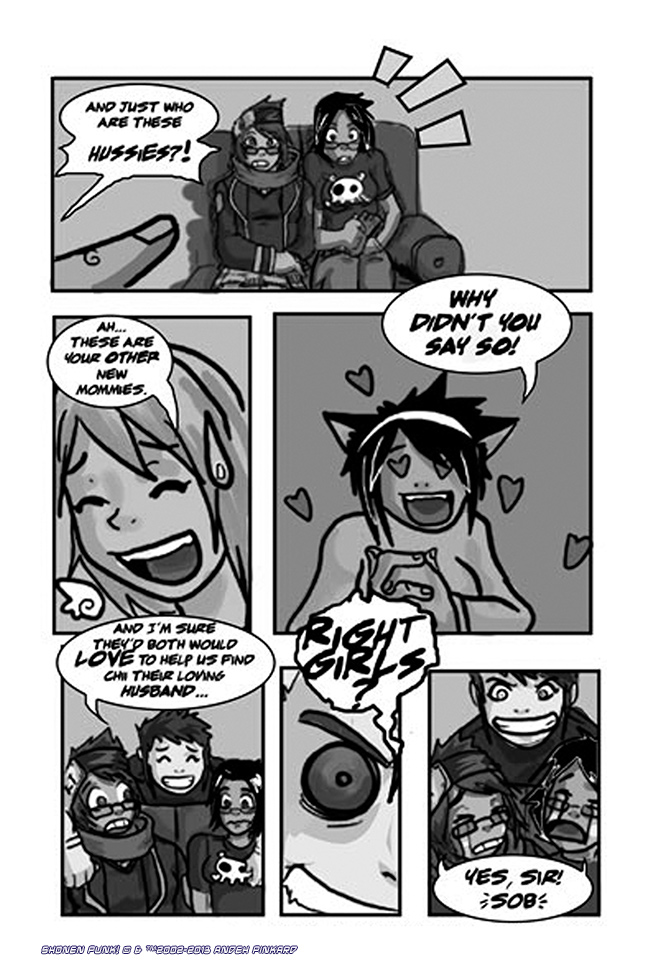 Shonen Punk! - Episode 257, Page 1: 255 New Mommies Time