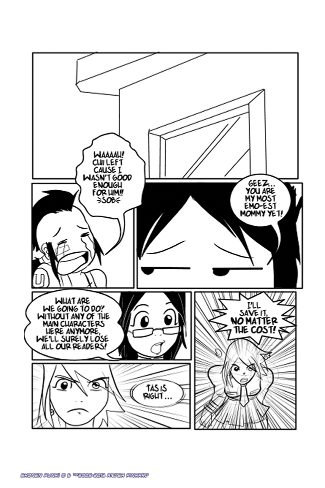 Shonen Punk! - Episode 260, Page 1: 258 Emo Mommy