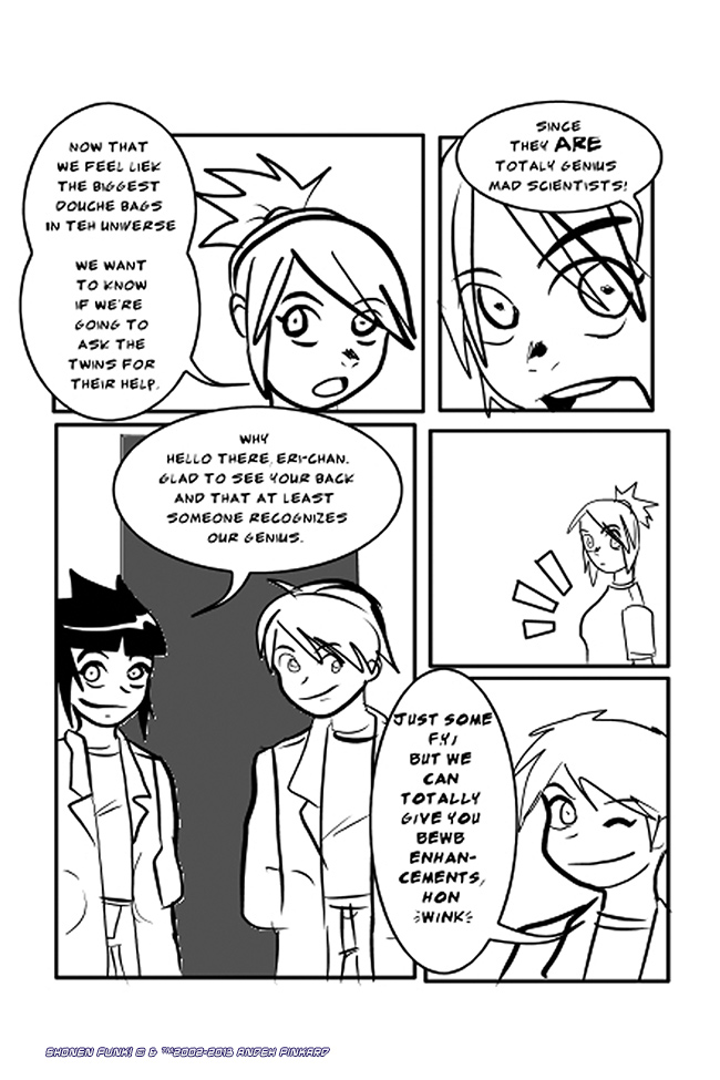 Shonen Punk! - Episode 268, Page 1: 266 The Pinkada Twinz return