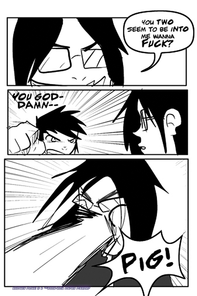Shonen Punk! - Episode 332, Page 1: 331 You Pig!