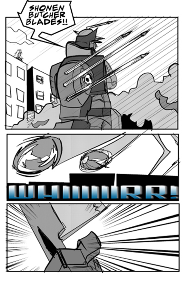 Shonen Punk! - Episode 394, Page 1: 391 Shonen Butcher Blades