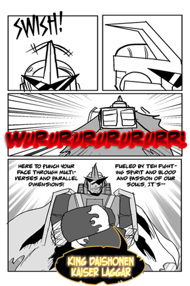 Shonen Punk! - Episode 403, Page 1: 400 King Dai Shonen Laggar!