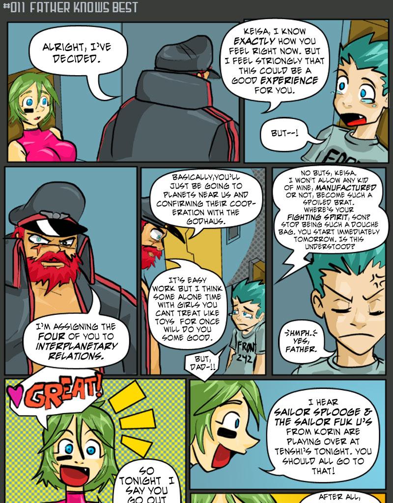 Shonen Punk! - Episode 432, Page 1: 428 Father Knows Best