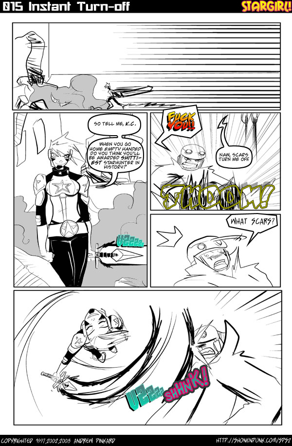 Shonen Punk! - Episode 456, Page 1: 452 Instant Turn-off