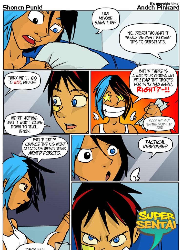 Shonen Punk! - Episode 464, Page 1: 459 Asuka and Tenshi 2