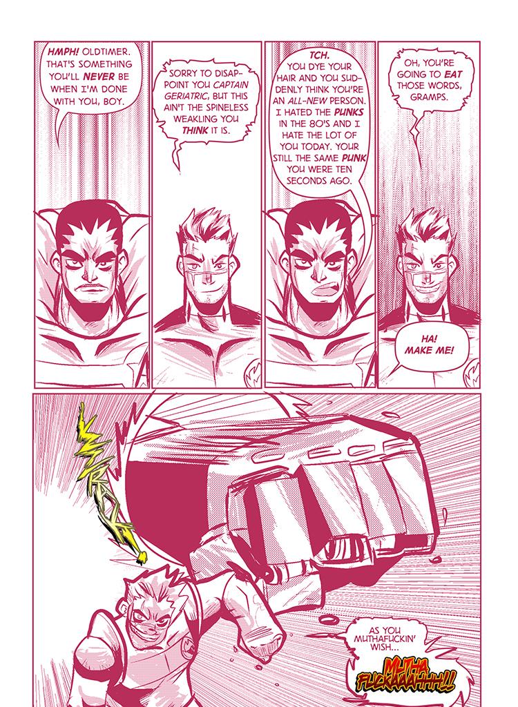 Shonen Punk! - Episode 511, Page 1: 503 Eat those words