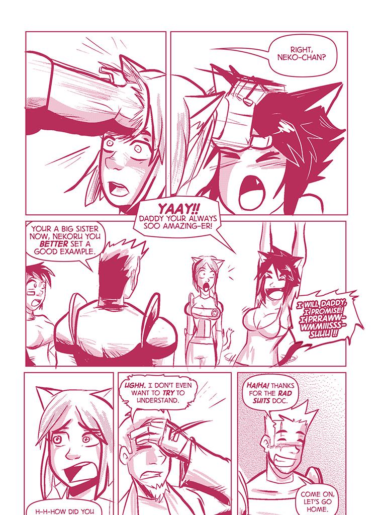 Shonen Punk! - Episode 525, Page 1: 516 The return of Neko-chan