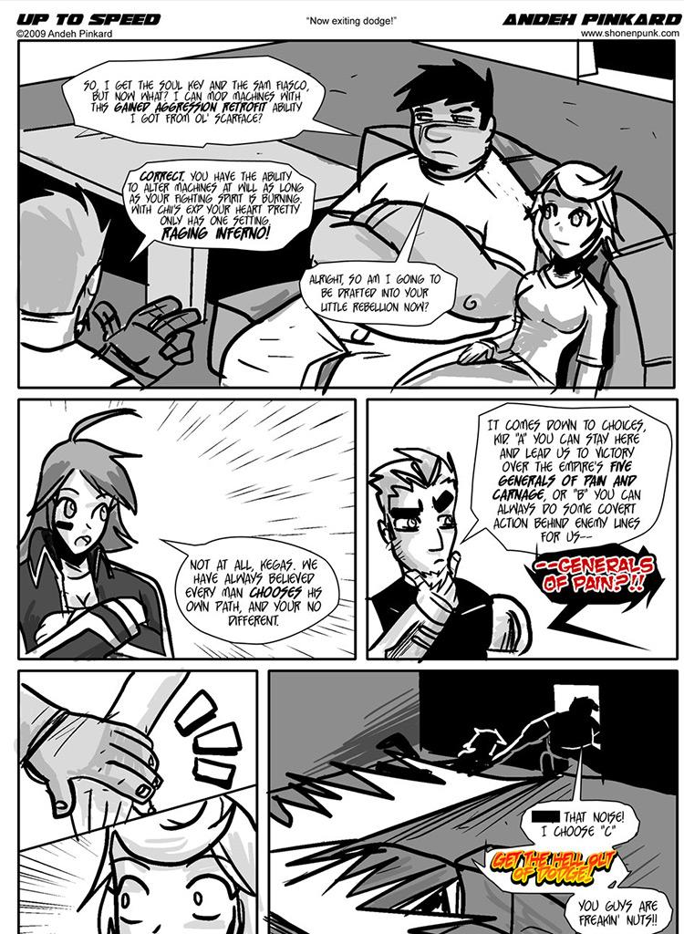 Shonen Punk! - Episode 568, Page 1: 558 Up to Speed