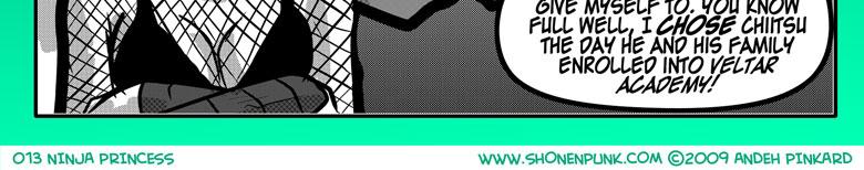 Shonen Punk! - Episode 594, Page 1: 583 Ninja Princess