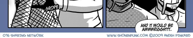 Shonen Punk! - Episode 597, Page 1: 586 Sharing Network