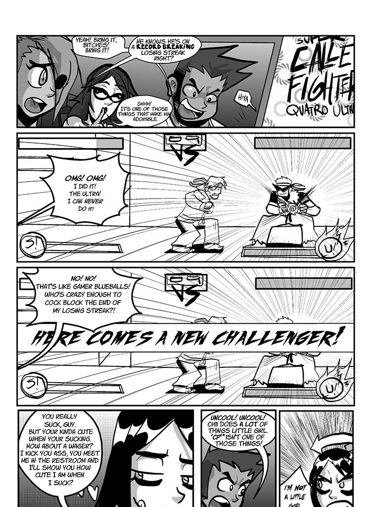 Shonen Punk! - Episode 668, Page 1: 654 Gamer blue balls