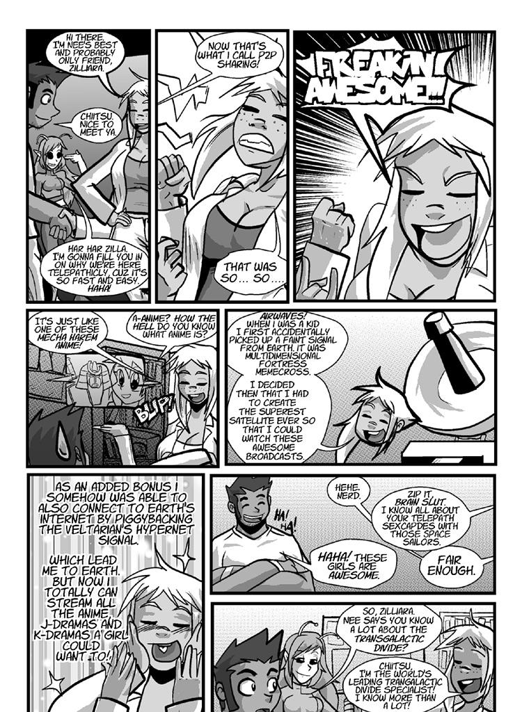 Shonen Punk! - Episode 689, Page 1: 674 space sluts and alien otaku