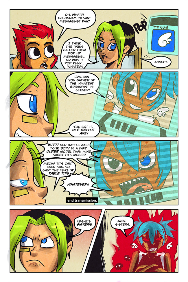 Shonen Punk! - Episode 720, Page 1: 704 Sister love