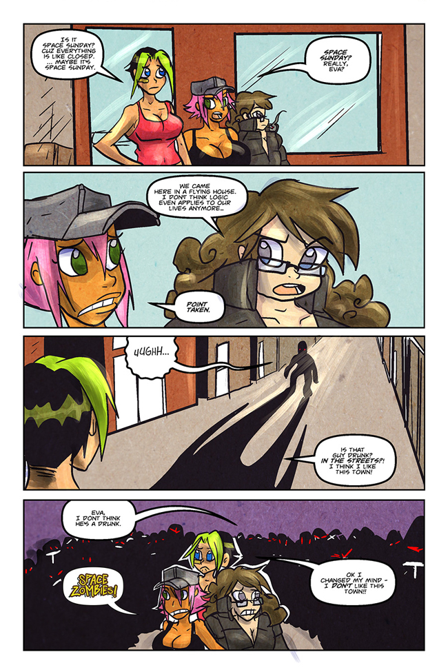 Shonen Punk! - Episode 727, Page 1: 711 Space Zombies!