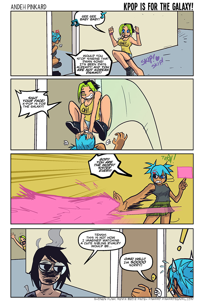 Shonen Punk! - Episode 737, Page 1: 720 KPOP is for the galaxy!