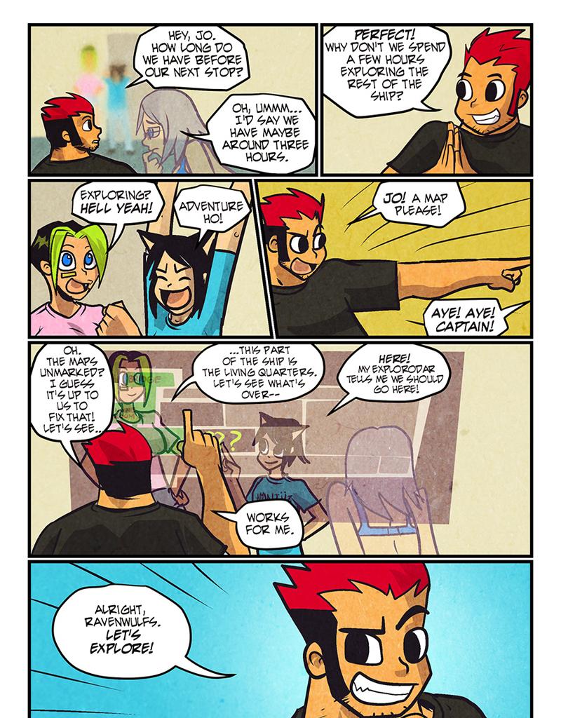 Shonen Punk! - Episode 770, Page 1: 752 explorers of the unknown(rooms)