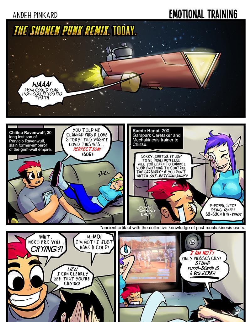 Shonen Punk! - Episode 816, Page 1: 794 emotional training