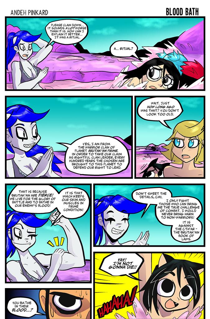 Shonen Punk! - Episode 823, Page 1: 801 blood bath