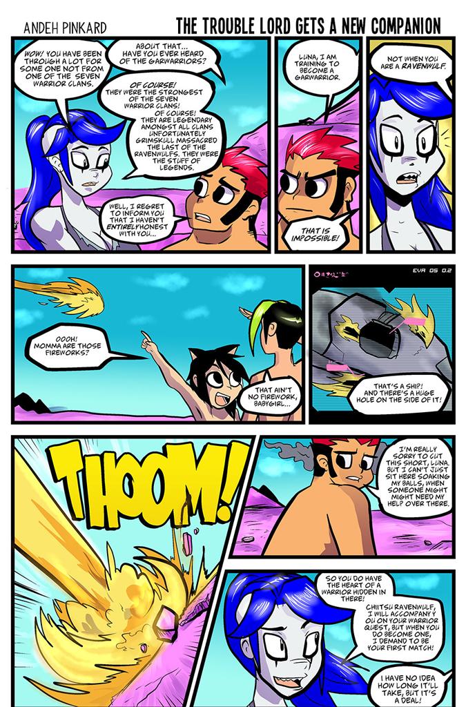 Shonen Punk! - Episode 824, Page 1: 802 The trouble lord gets a new companion