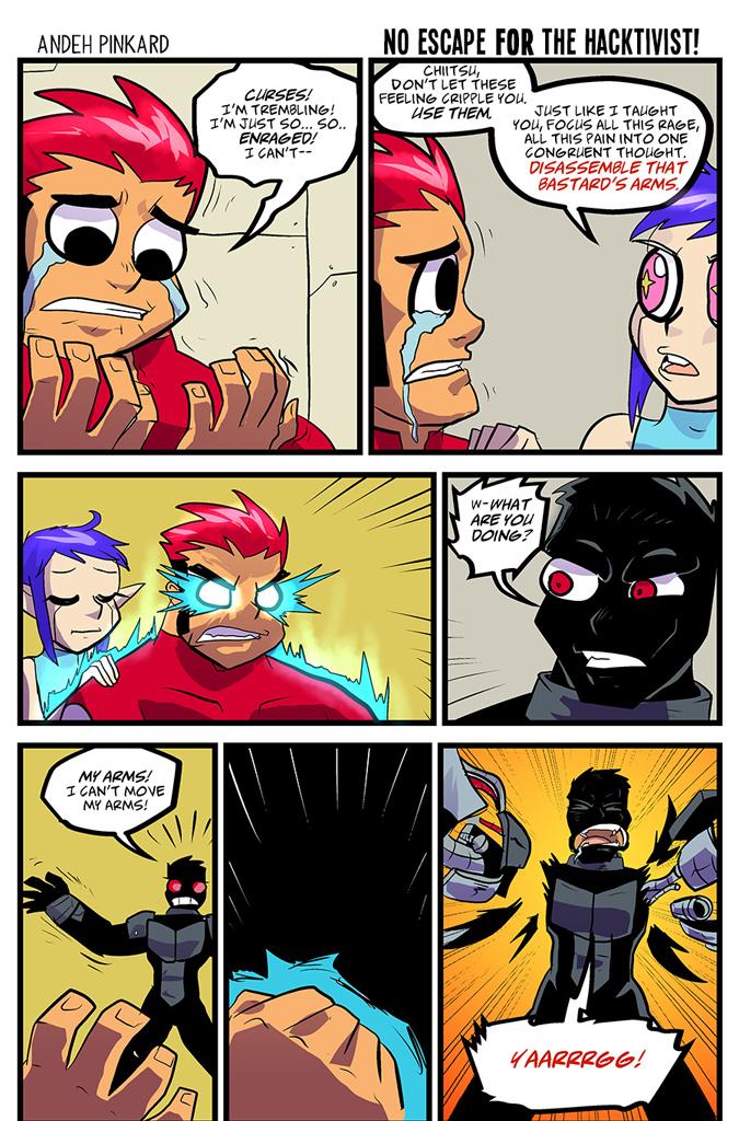 Shonen Punk! - Episode 836, Page 1: 813 no escape from the hacktivist! 2