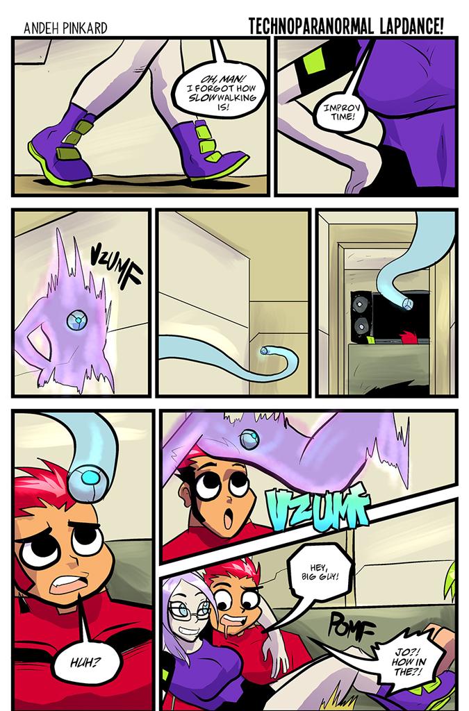 Shonen Punk! - Episode 840, Page 1: 817 technoparanormal lapdance!