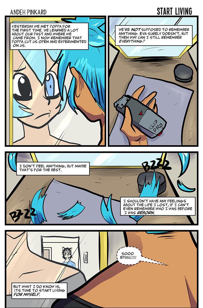 Shonen Punk! - Episode 847, Page 1: 824 start living