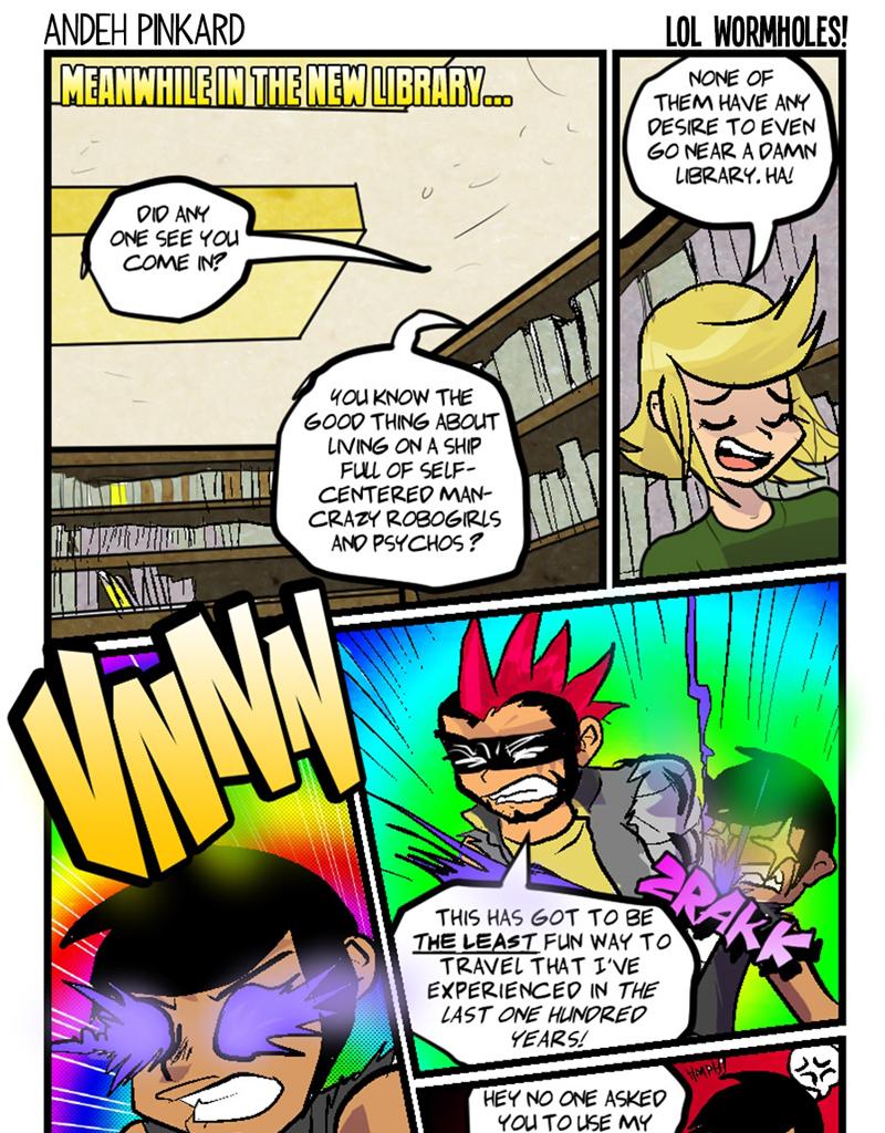 Shonen Punk! - Episode 856, Page 1: 831 lol wormholes!