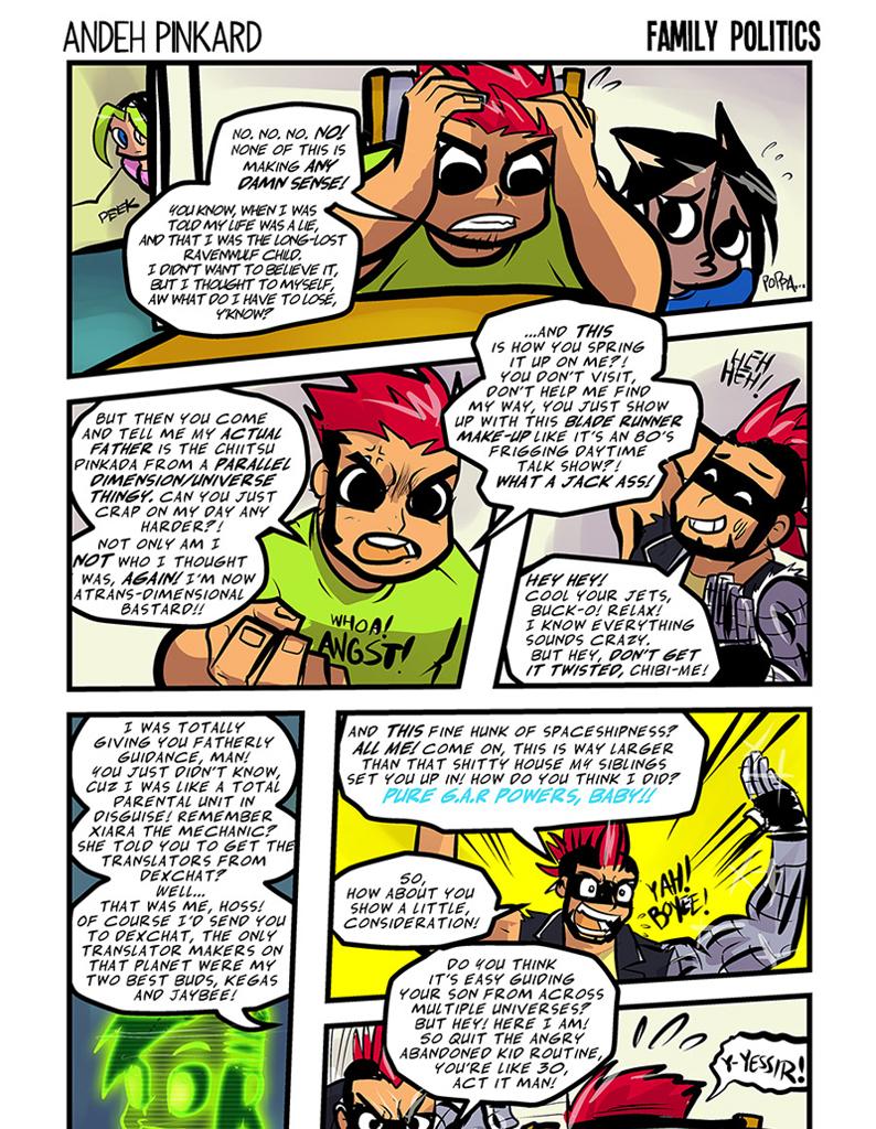 Shonen Punk! - Episode 858, Page 1: 833 family politics