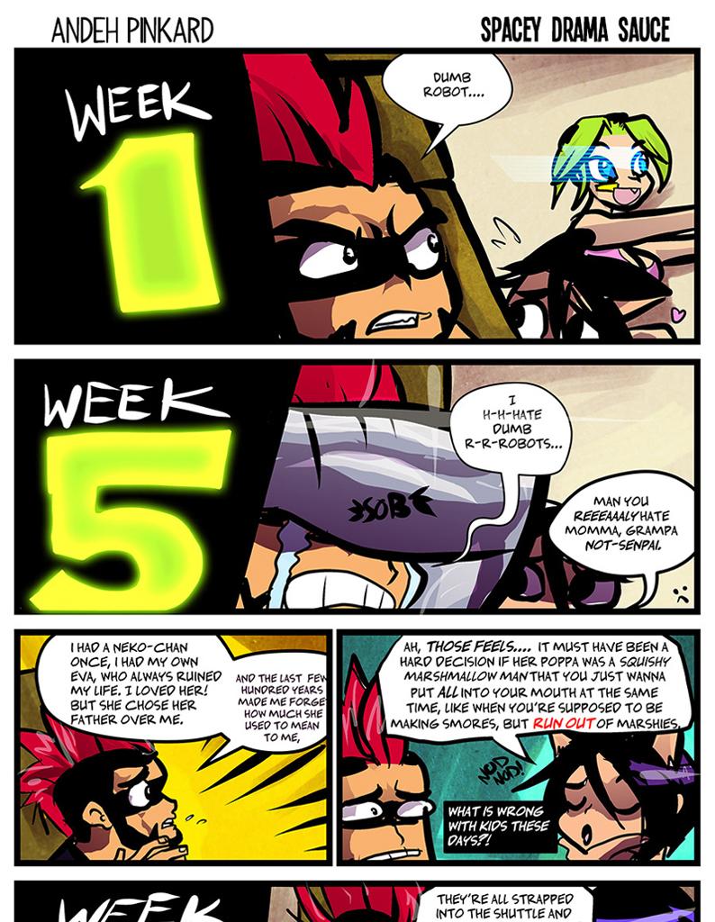 Shonen Punk! - Episode 859, Page 1: 834 spacey drama sauce