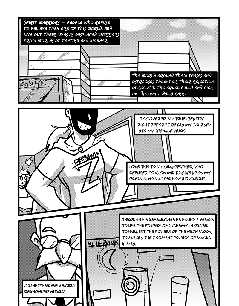 Shonen Punk! - Episode 888, Page 1: 861 spirit warriors