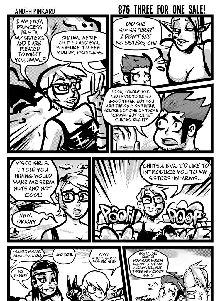 Shonen Punk! - Episode 903, Page 1: 876 three-for-one sale!