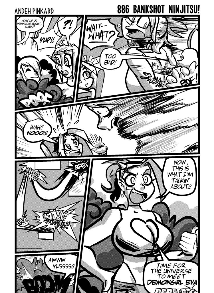 Shonen Punk! - Episode 914, Page 1: 886- Bankshot ninjitsu!