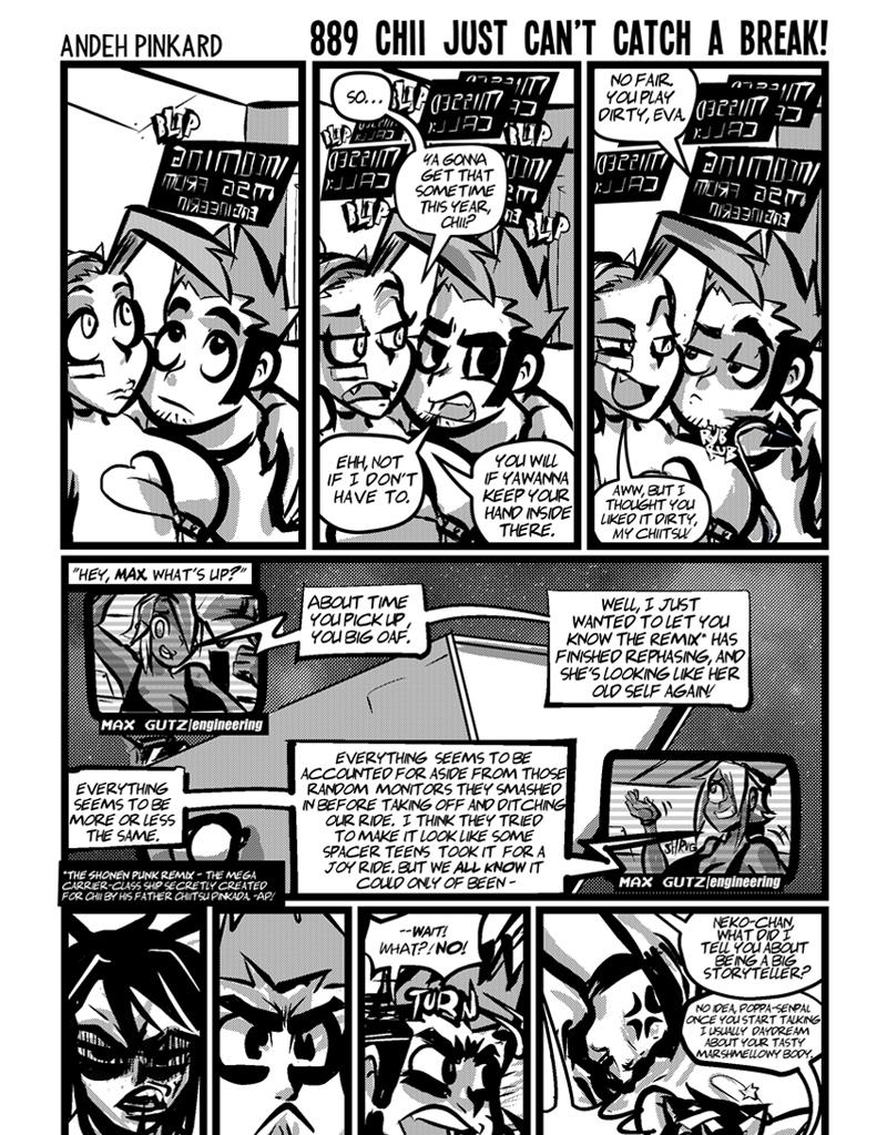 Shonen Punk! - Episode 917, Page 1: 889_Chii-just-cant-catch-a-break